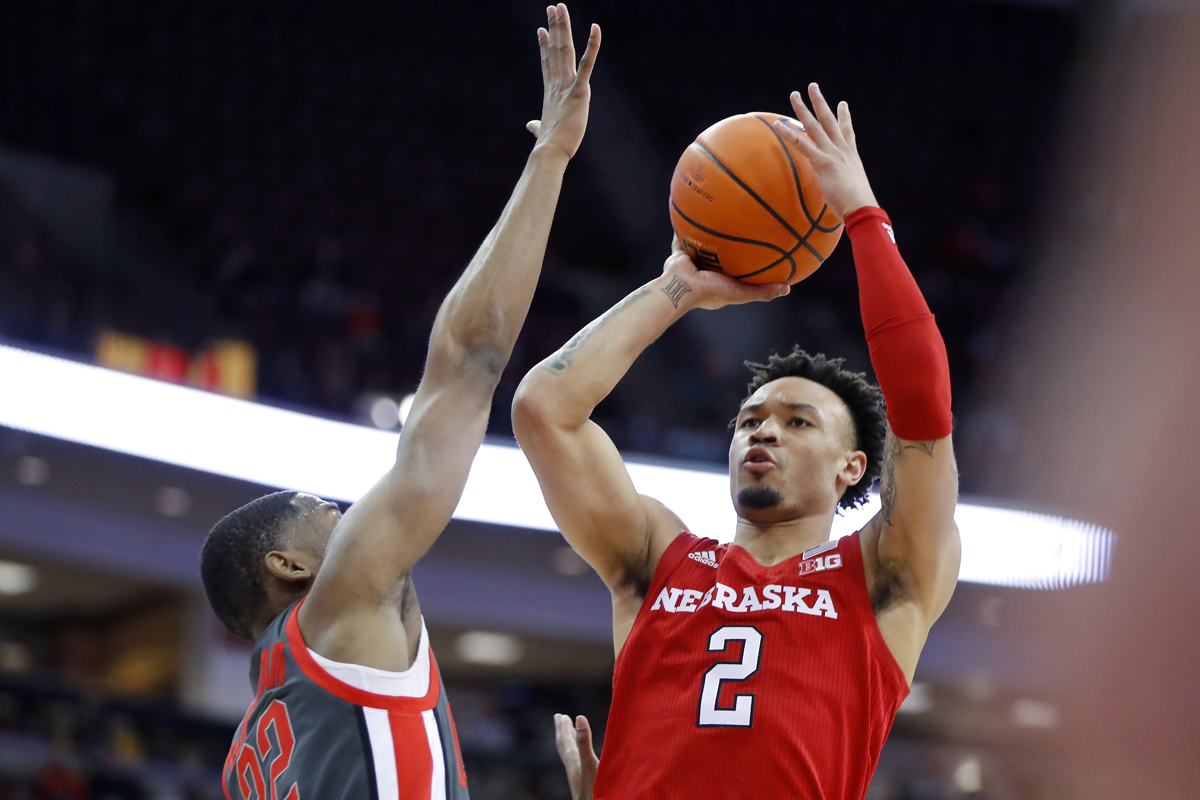 USATSI_17803303s Trey McGowens MBB vs Ohio State 2022.03.01
